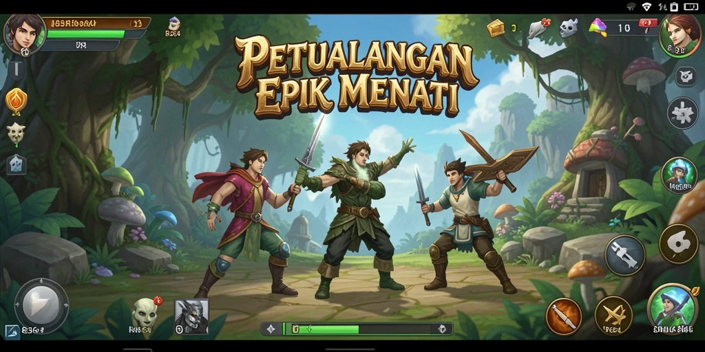 Tampilan seru gameplay petualangan di 8364.