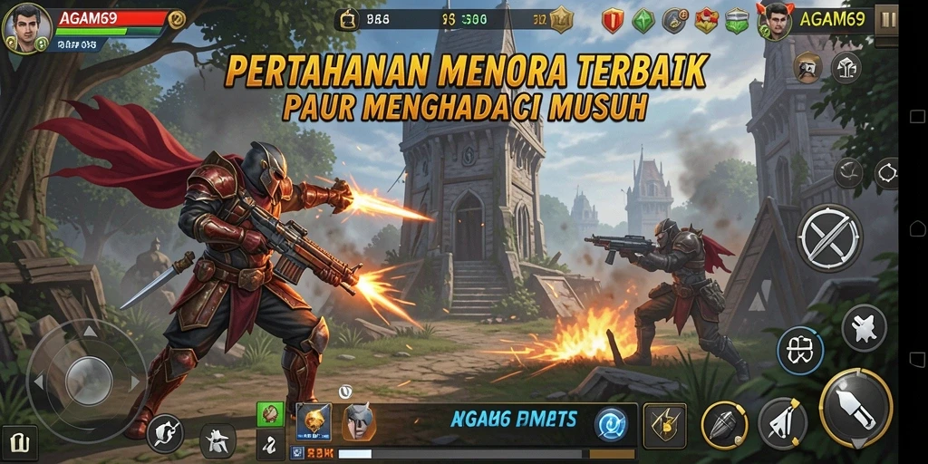 Tampilkan aksi seru dalam pertahanan menara AGAM69.