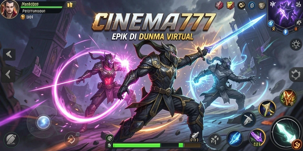 Tampilkan aksi pertarungan intens dalam CINEMA777.