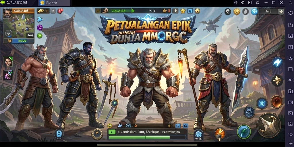 Tampilan gameplay <strong>CORLA188</strong> yang memukau dan penuh aksi.