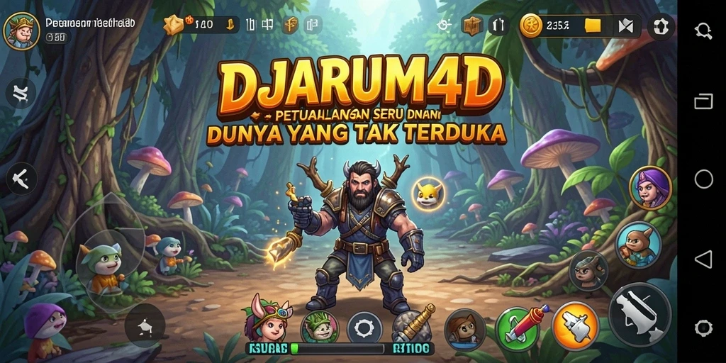 Tampilan gameplay DJARUM4D yang penuh aksi dan petualangan.