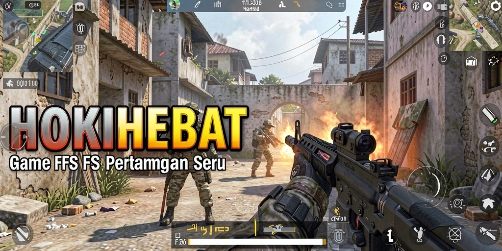 Tangkapan layar HOKIHEBAT menampilkan aksi pertempuran intens dengan grafis yang menakjubkan.
