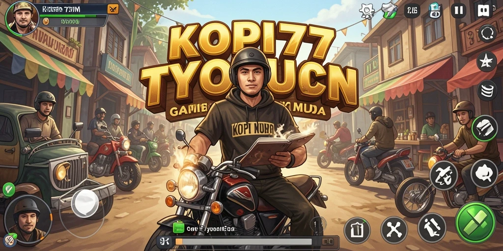 Tampilan gameplay KOPI77 yang menarik dan interaktif saat mengelola kedai kopi.