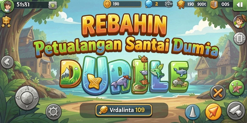 Tampilan menarik dari gameplay REBAHIN yang seru dan menyenangkan.
