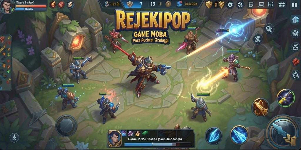 Screenshot gameplay menunjukkan aksi seru di REJEKIPOP.