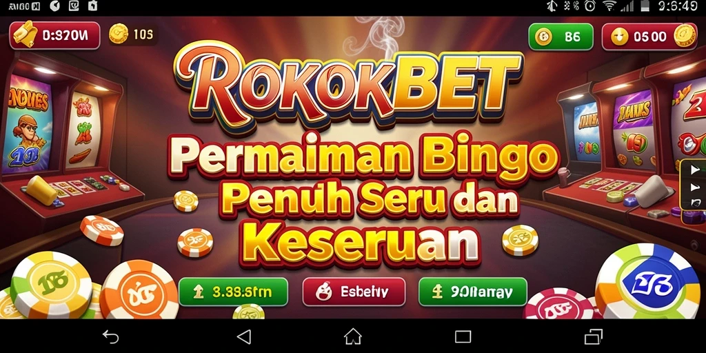 Gameplay seru dalam permainan Bingo ROKOKBET yang menarik dan interaktif.