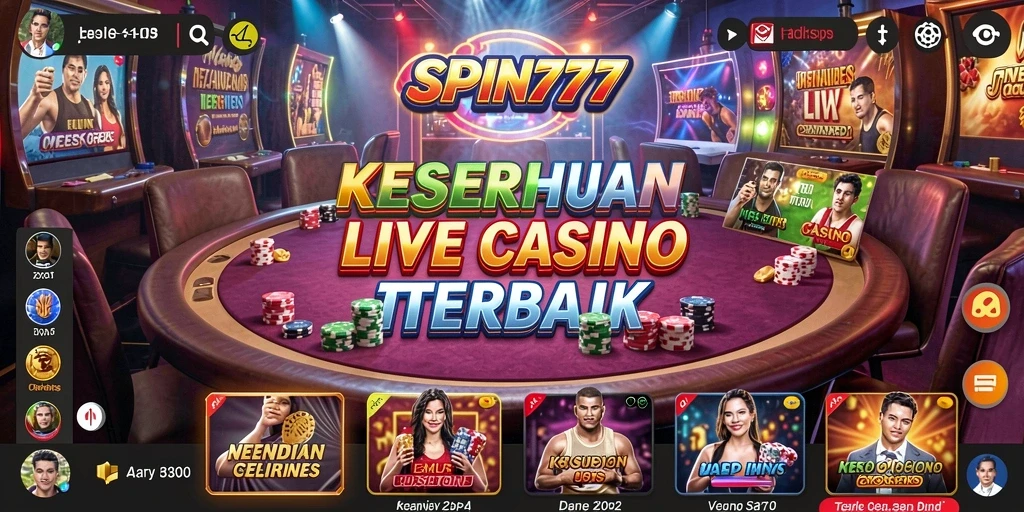 Gameplay mendebarkan di SPIN777 dengan dealer langsung.