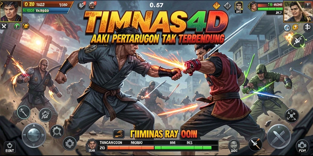 Tampilan gameplay yang seru dan penuh aksi