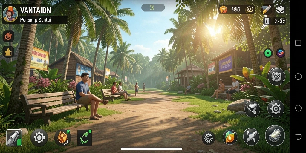 Gameplay VANTAIDN yang seru dan menghibur.