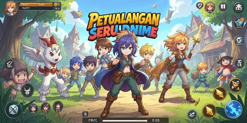 Tampilan gameplay YN777 yang seru dan menarik di dunia Anime.